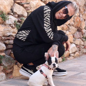 Sudadera Mochi Tigre gris