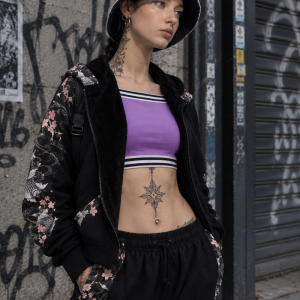 Chaqueta Reversible Carpas Koi