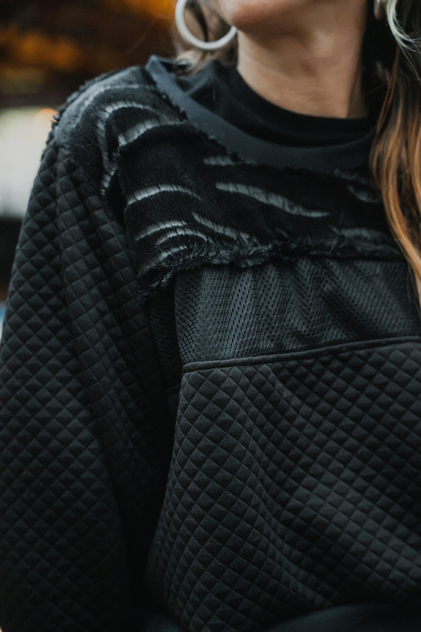 Zebra Black sweet hoodie - Imagen 3