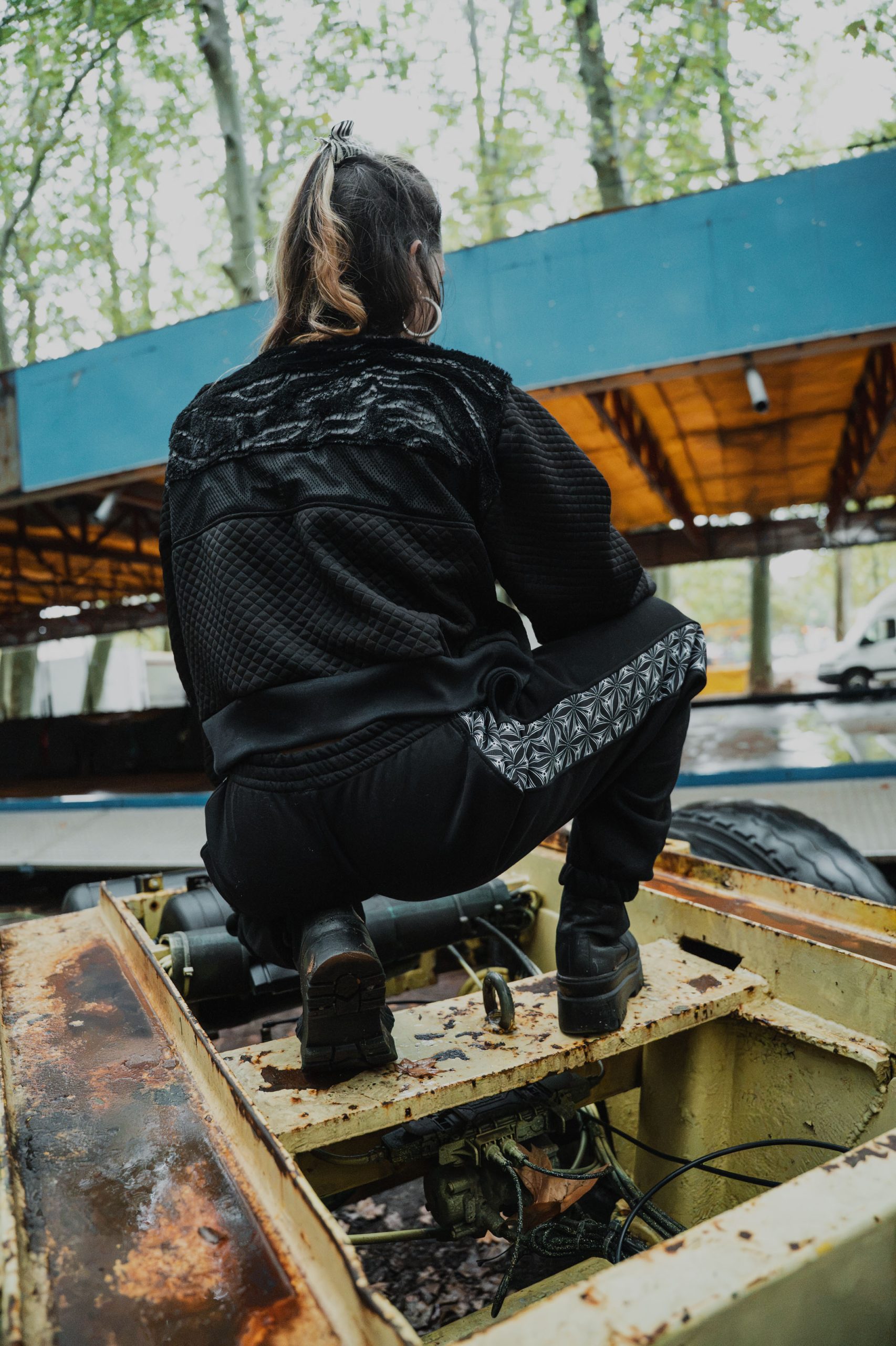 Zebra Black sweet hoodie - Imagen 5