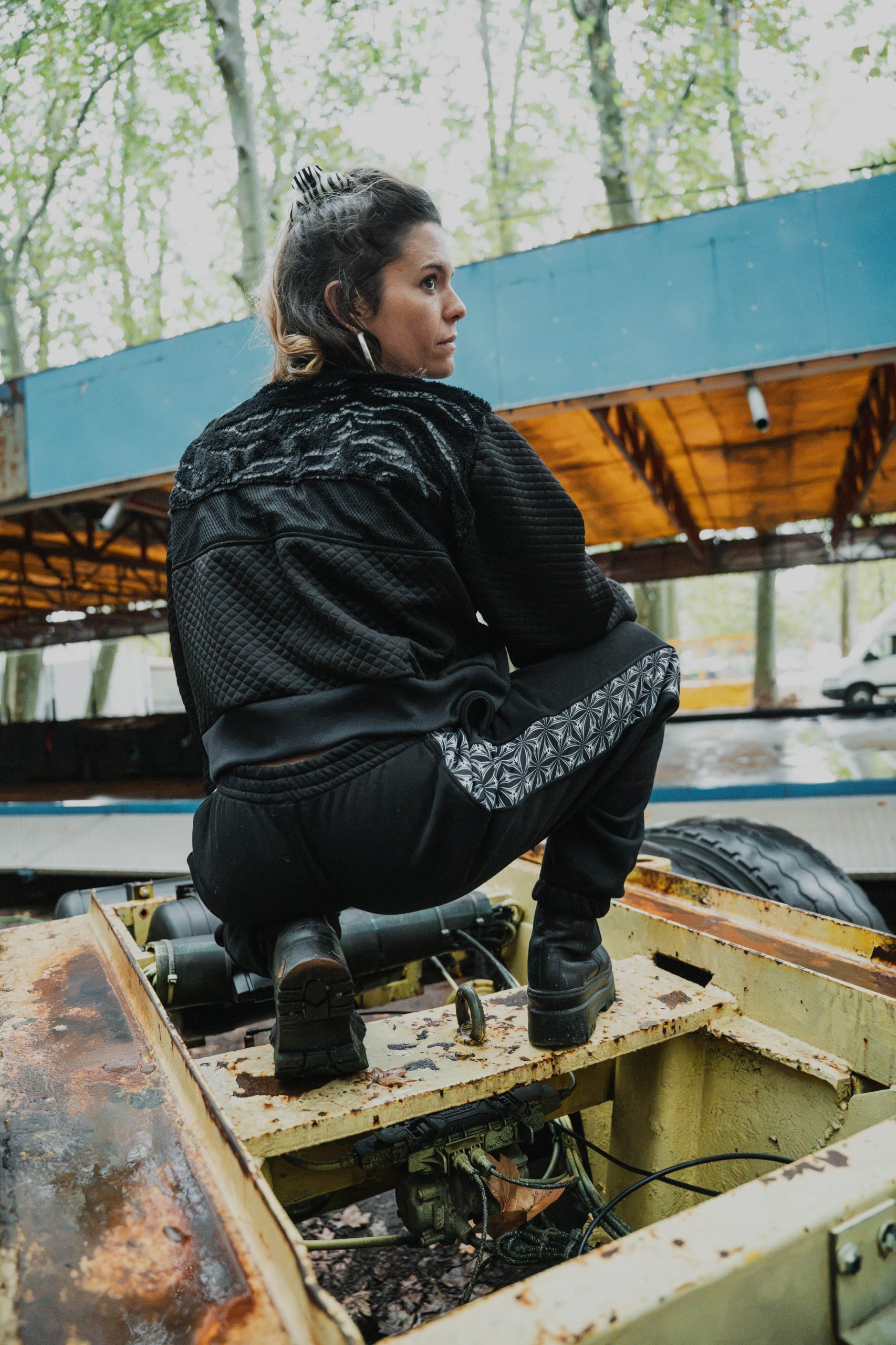 Zebra Black sweet hoodie - Imagen 6